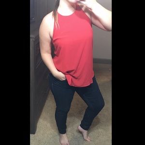 5 for $25! Sanctuary Red Tank Blouse Flowy